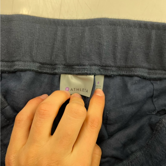 athleta women’s navy blue pants us 8 L44-12 - Picture 6 of 6